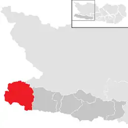 Location in the district