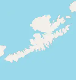 Unalaska, Alaska is located in Unalaska