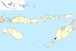 Location of the City of Kupang in East Nusa Tenggara