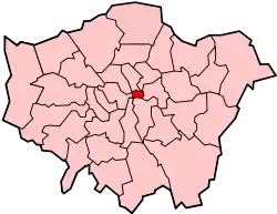 Shown within Greater London