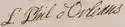 Louis Philippe d'Orléans's signature