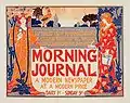 In 1895 he won a gold medal for Best American Poster Design at the first International Poster Show in Boston. By the late 1890s, the popularity of poster art declined and Rhead turned his skills to book illustration.