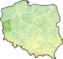 Location within Poland