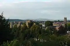 Ludlow viewed from the Whitcliffe