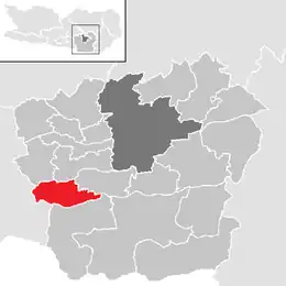 Location in the district