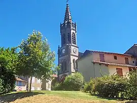 The church of Saint-Barthélemy, in Lupiac