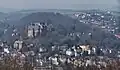 Marburg with its castle and a hill