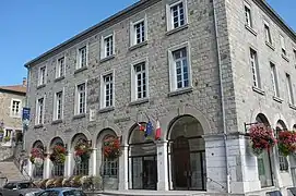 Town hall of Tournon-sur-Rhône.