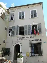 The town hall in Montferrat