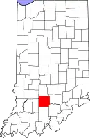 Location in the state of Indiana