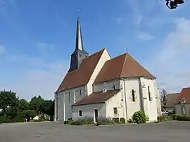 The church of Saint-Maurice, in Marçais