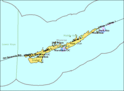 U.S. Census Bureau map showing city limits