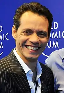 Marc Anthony at the World Economic Forum in 2010.