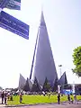 The Basilica of Our Lady of Glory in Brazil was completed in 1972.