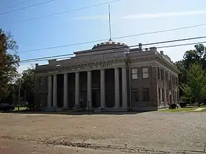 The Quitman County Courthouse in Marks, Mississippi