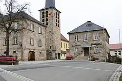 Church of the Holy Trinity and the town hall