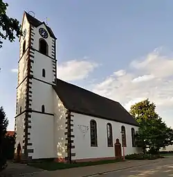 The Protestant church in Maulburg