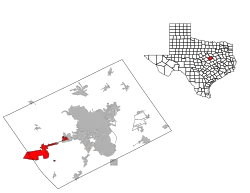 Location of McGregor, Texas