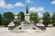 Square in Lesparre-Médoc.