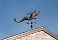 A mermaid weathervane