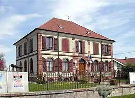 The town hall in Meroux