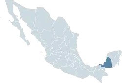 Location within Mexico