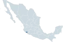 Location within Mexico