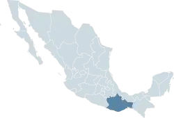 Location within Mexico