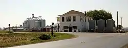 Grain elevator and Midland Farm Store