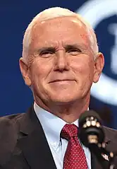 Mike Pence  served from 2017 to 2021