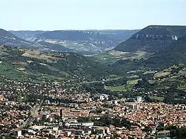 General view of Millau