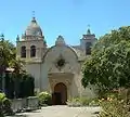 The Basilica of St. Charles Borromeo is an historic mission church in California.