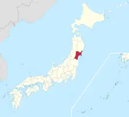 Miyagi Prefecture in Japan