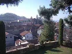 Moncrivello seen from the castle.