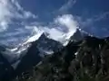 Mountain peaks in Lahul, Himachal Pradesh