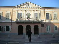 The town hall in Asigliano Vercellese