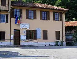 The town hall in Callabiana