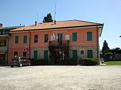 The town hall in Muzzano