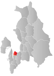 Oppegård within Akershus