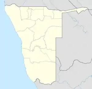 Windhoek is located in Namibia