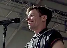 Lead singer Nate Ruess at Bonnaroo Music Festival on June 10, 2012