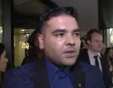 Naughty Boy at the fifth annual Asian Awards (2015)