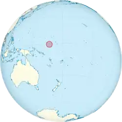 Location of Nauru