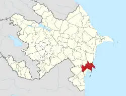 Location of Neftchala