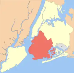 Location within New York City