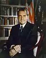 Former Vice President Richard Nixon of California