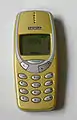 A yellow Nokia 3310