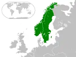 Sweden and Norway in 1905