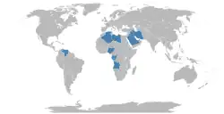 Location of OPEC