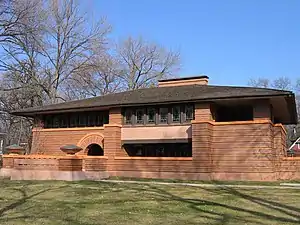 The Arthur Heurtley House en Oak Park, Illinois (1902)